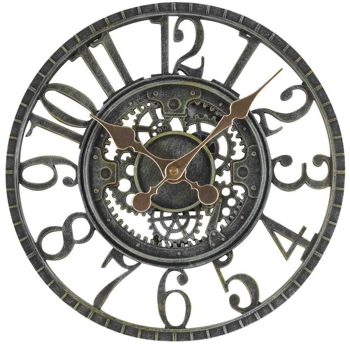 Newby Verdigris Mechanical Outdoor Wall Clock 30cm - SG-5065011