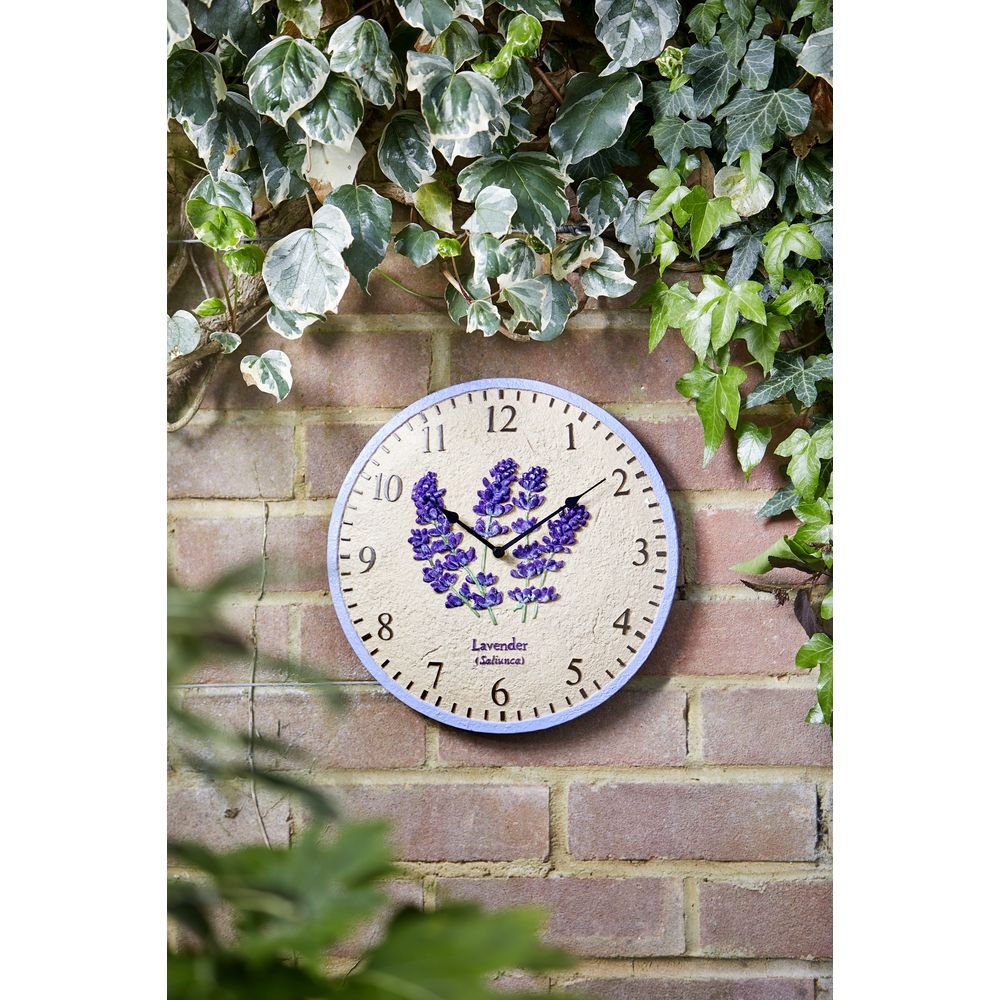 Lavender Outdoor Wall Clock 30cm - SG-5160004
