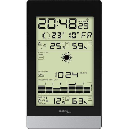 Technoline WS 9050 Weather Forecast Station &amp; Barometer - Expandable - ES-WS9050