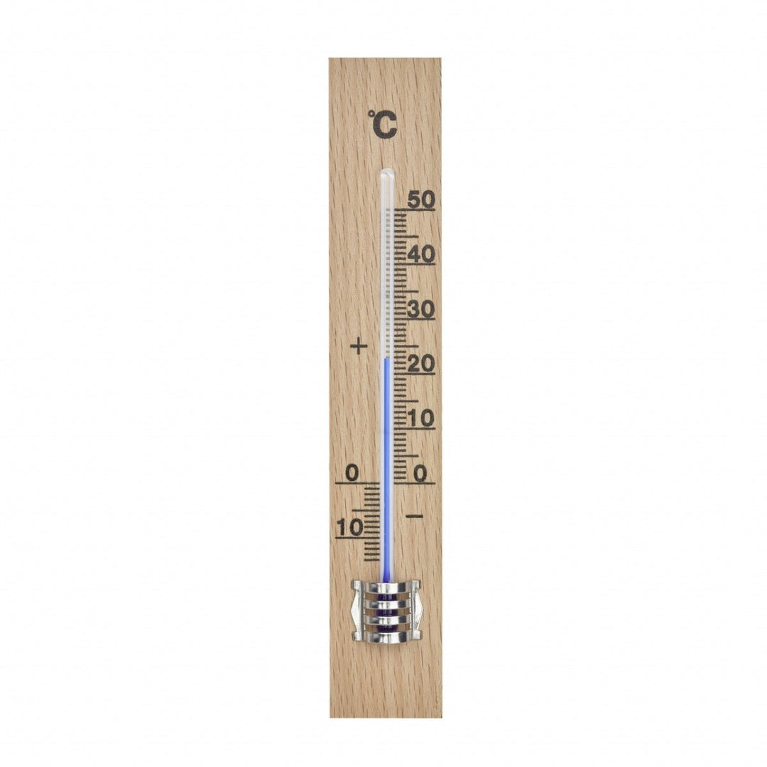 Indoor Beech Thermometer 15.1cm - TD-12-1001
