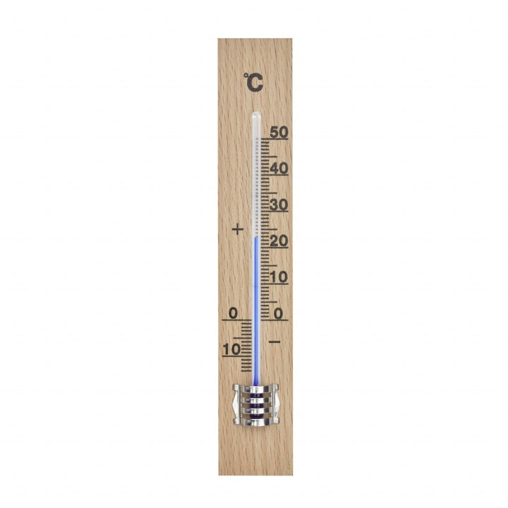 Indoor Beech Thermometer 15.1cm - TD-12-1001