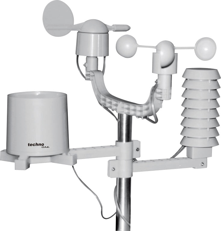 Technoline WS 1700 Complete Weather Station with Programmable Weather Alerts - ES-WS1700