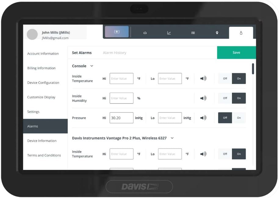 Davis Wireless Vantage Vue Weather Station with WeatherLink Console 6242UK