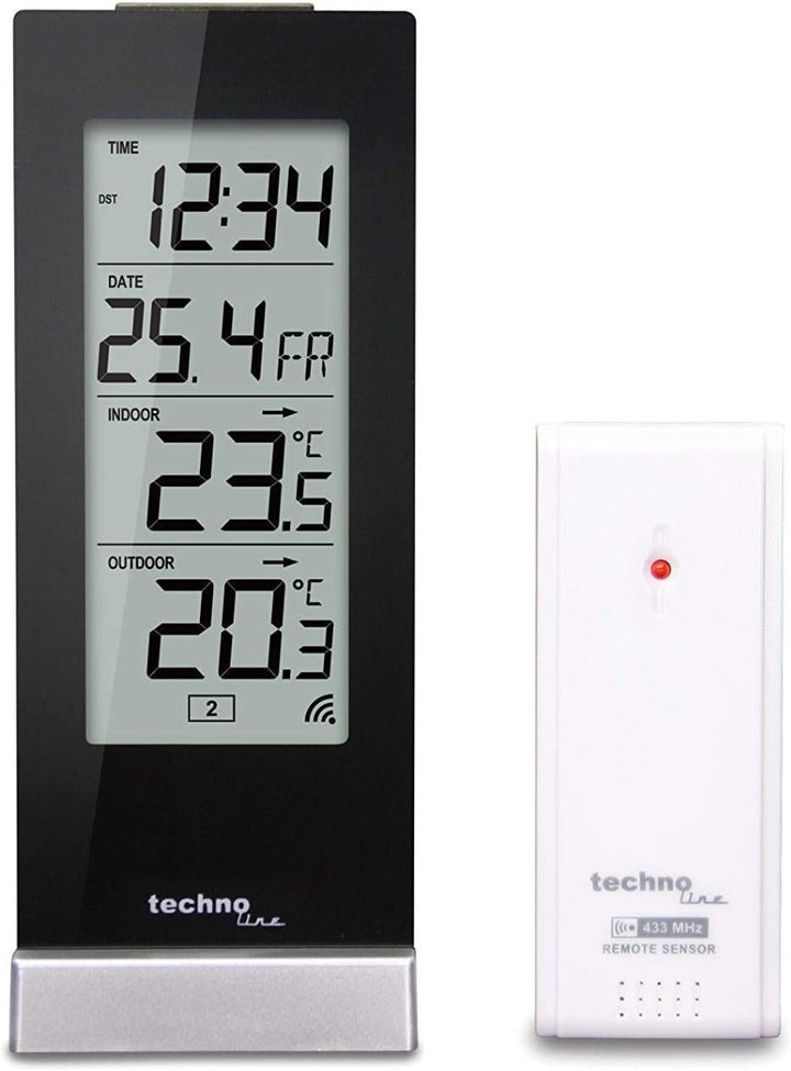 Technoline WS 9767 Indoor &amp; Outdoor Temperature Station &amp; Alarm Clock - ES-WS9767